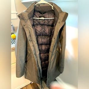 The North face ladies, large jacket like new